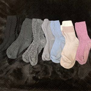 Sonoma Goods For Life Cotton Poly Blend Womens Socks Size 8-12 (7 Pairs)